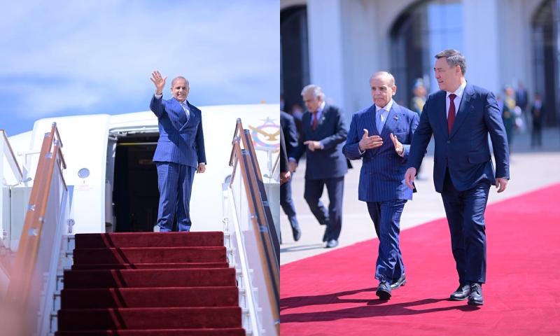 Kyrgyz President Japarov drives PM Shehbaz to airport as Pakistan, Kyrgyzstan target $200m trade