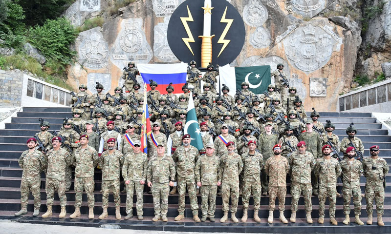 Pakistan kicks off joint military exercises with Russia, Oman