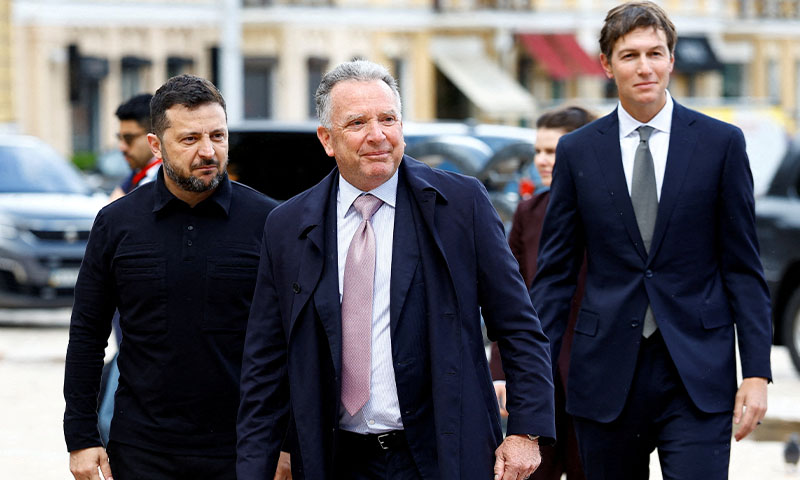 US envoys make first Kyiv visit amid Ukraine war peace push