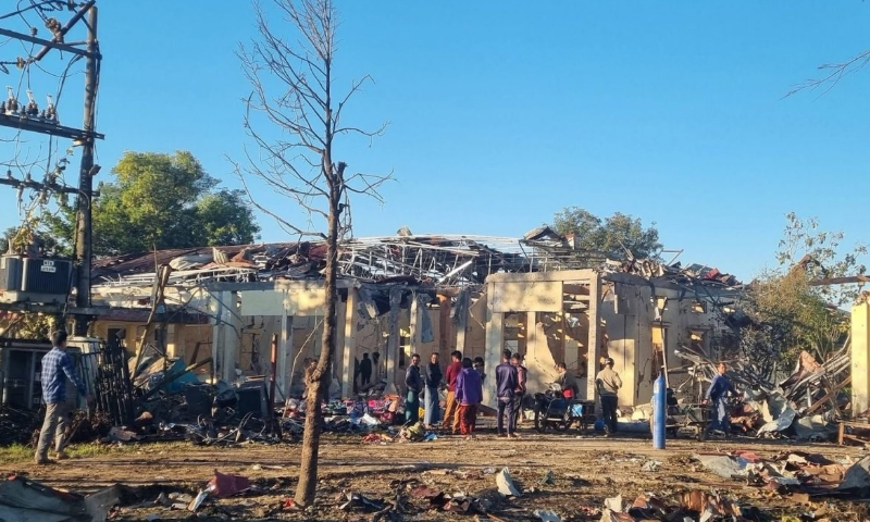 At least 33 people killed in western Myanmar airstrike, rebel group and aid worker say