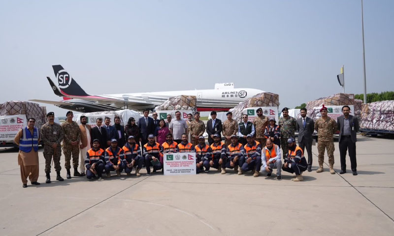 Pakistan sends 100 tonnes of relief aid to flood-hit Nepal