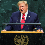 Banned White House outlets cover Trump at UN as court hearing looms