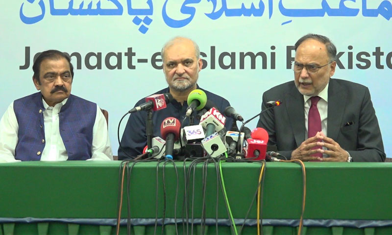 Hafiz Naeem says sit-ins will continue despite talks with govt