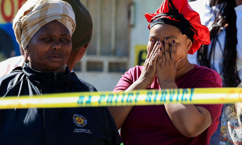 South Africa police hunt suspects after 27 killed in two separate shootings