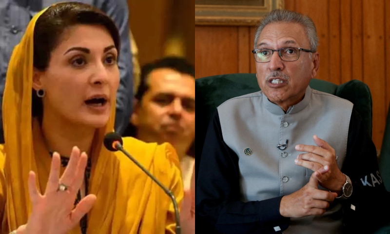 Arif Alvi calls KP emergency ‘final nail in coffin of democracy’, Maryam Nawaz blames PTI’s rule
