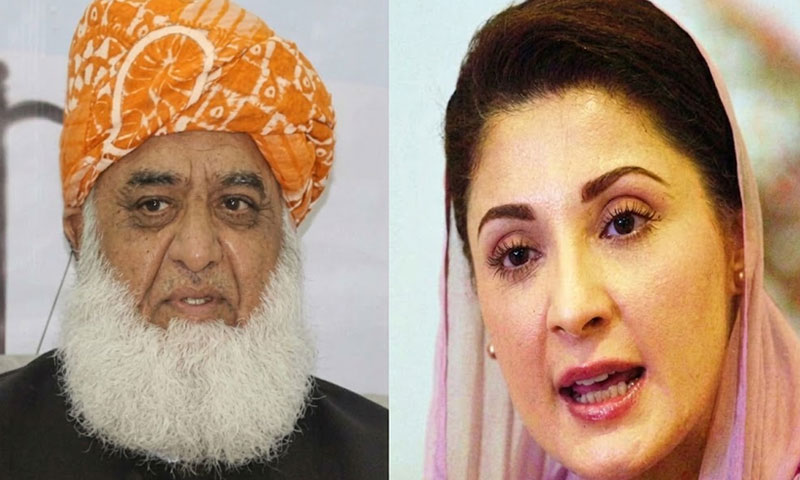 Maryam Nawaz takes aim at Maulana Fazl over PTI support