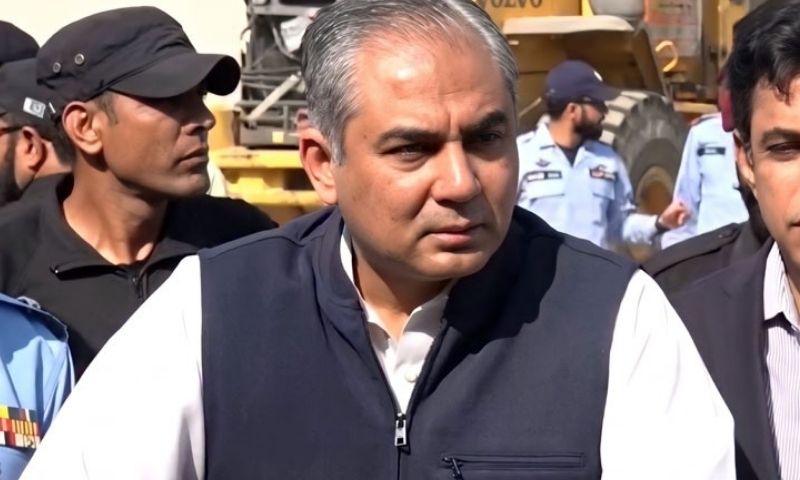Naqvi vows crackdown on encroachments as CDA demolishes Khanna police station