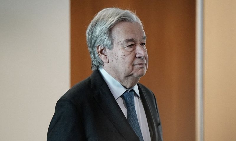 UN Secretary-General Antonio Guterres enters a briefing room at the 81st United Nations General Assembly (UNGA) at UN headquarters in New York City, US, September 25, 2026. — REUTERS