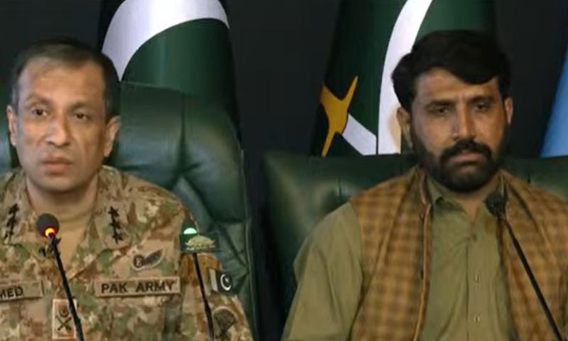 Pakistan soldier appears at DG ISPR briefing after India’s Kashmir encounter claim