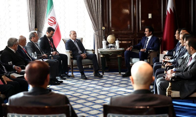 Iranian envoys meet Qatari mediators as threat looms of US strikes after midterms