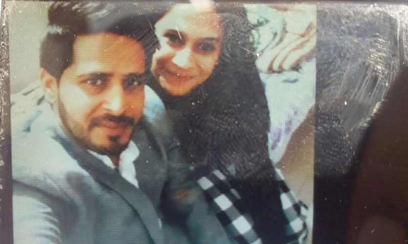 انیقہ کی جانب سے اپنا دوست قرار دیے گئے حسین کی تصویر - فوٹو ہم نیوز