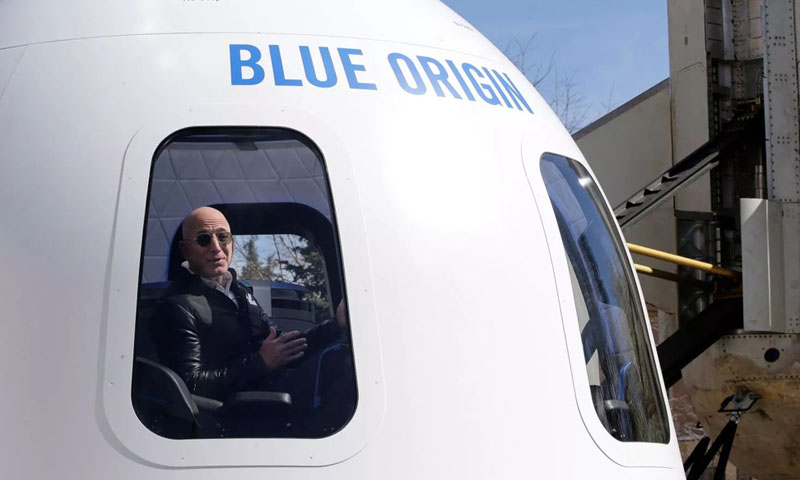  ایمیزون اور بلیو اوریجن کا پہلا خلائی پراجیکٹ شروع کرنے کا اعلان | urduhumnews.wpengine.com