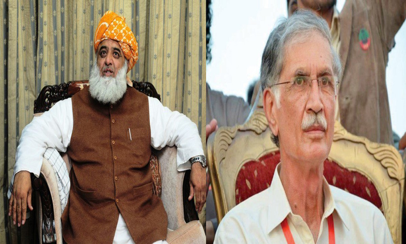 نازیبا الفاظ کے استعمال پر فضل الرحمٰن اور پرویزخٹک کی طلبی | urduhumnews.wpengine.com