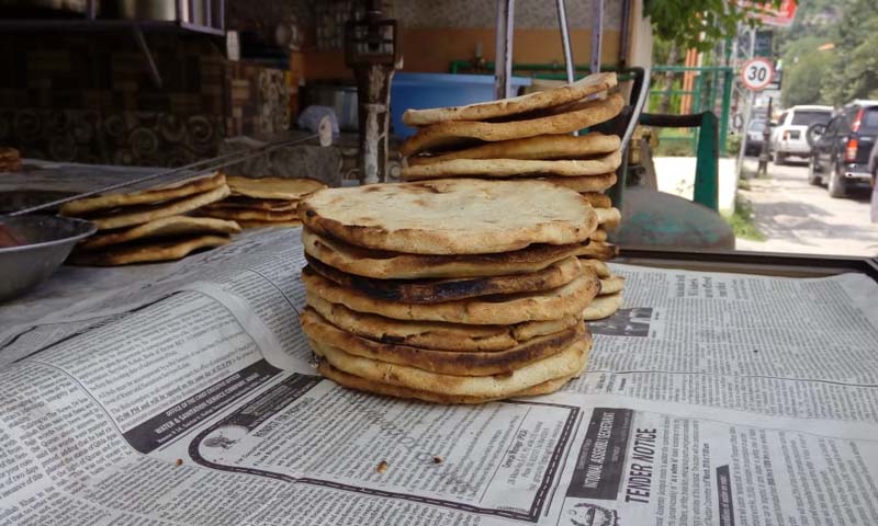 سادہ روٹی اور نان