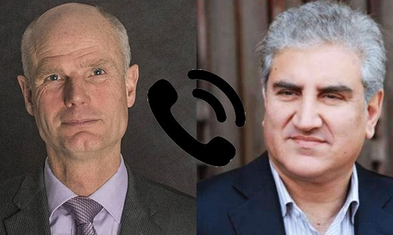 شاہ محمود قریشی کا ہالینڈ کے وزیرخارجہ سے رابطہ