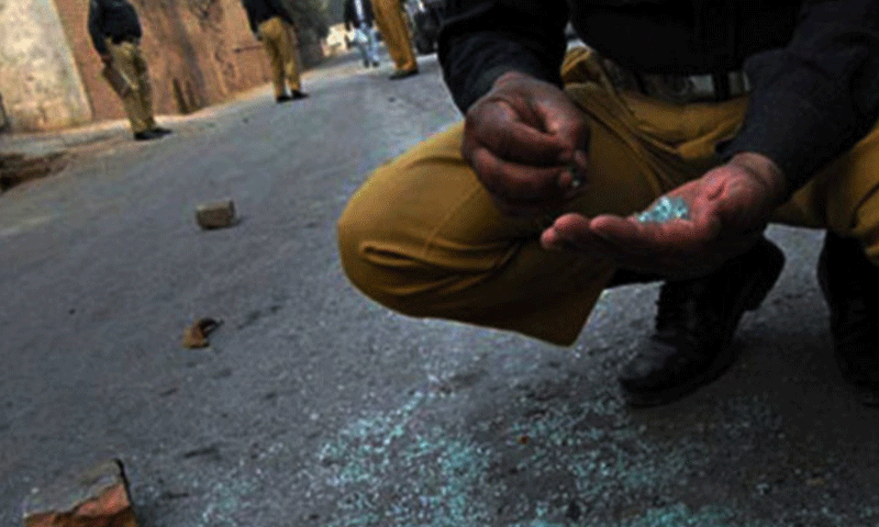 نواب شاہ دھماکے میں دو افراد زخمی