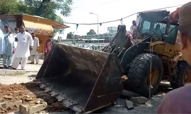 سی ڈی اے کا تجاوزات کے خلاف آپریشن | urduhumnews.wpengine.com