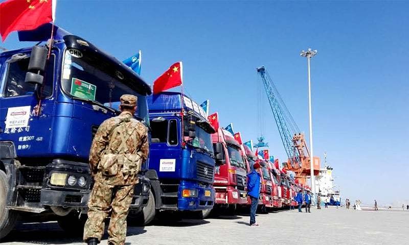 چینی باشندوں کی حفاظت، سیکیورٹی گاڑیوں کی پہلی کھیپ پہنچ گئی