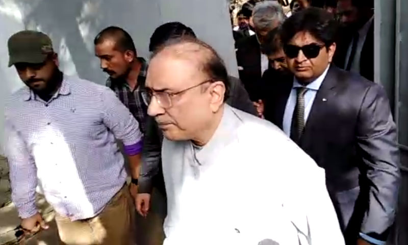 آصف علی زرداری نیب کے سامنے پیش