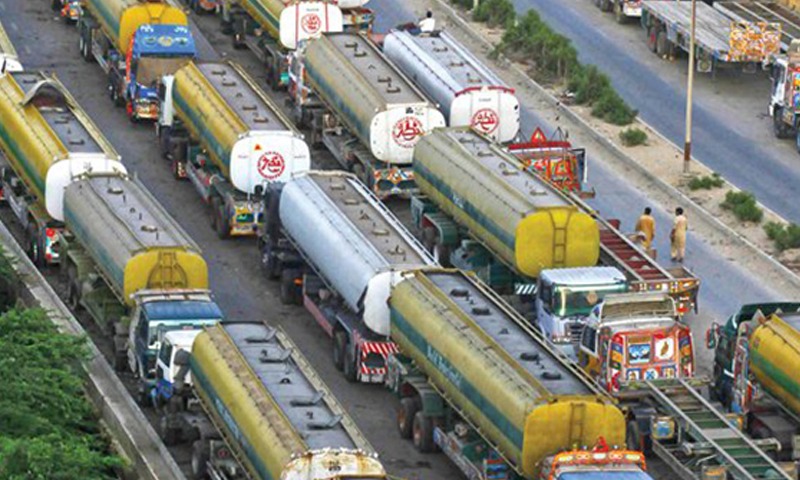 oil tanker on strike