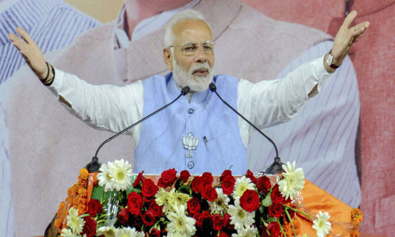 بالاکوٹ حملہ کا ثبوت مانگنا فوجی مورال ڈاؤن کرنے کے مترادف ہے، مودی