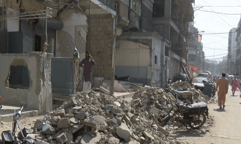 کراچی: جوڑیا بازار، برتن گلی اور کھجور بازار میں تجاوزات کا صفایا