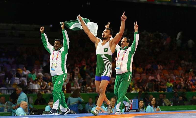 پاکستانی پہلوان انعام بٹ کوارٹر فائنل میں پہنچ گئے