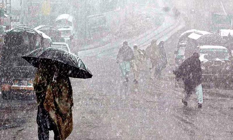 Rain and Snow برفباری کی پیشگوئی