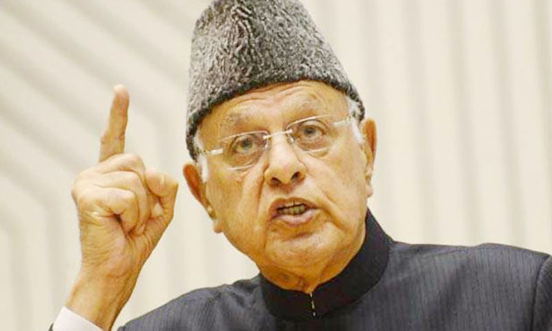 مسئلہ کشمیر:امریکہ سے مدد مانگنا خوشی کا باعث ہے،فاروق عبداللہ