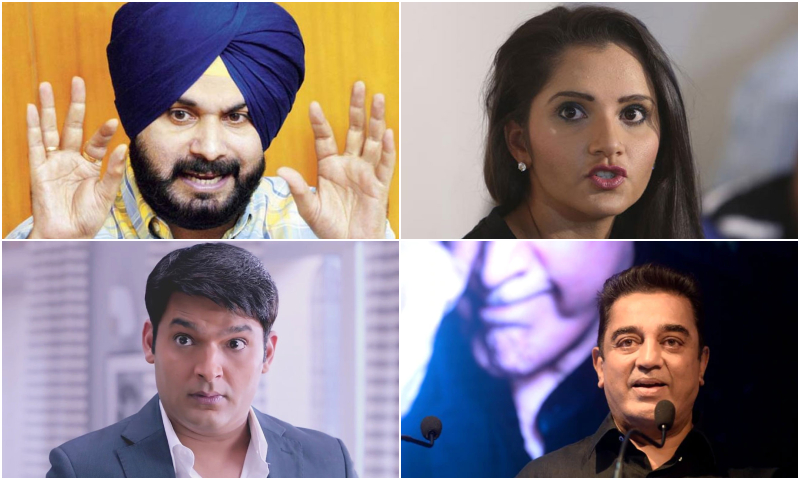 سدھو،ثانیہ اور کمل ہاسن انتہاپسندوں کے نشانے پر: کپل شرما داؤ پر