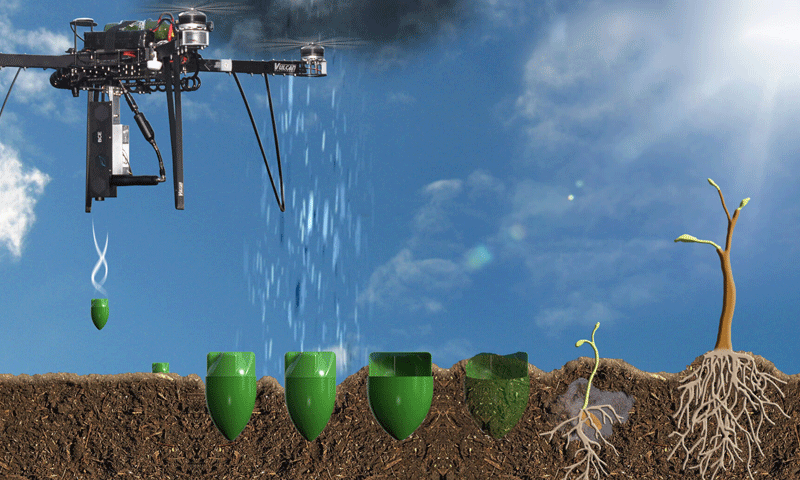 اسلام آباد میں ڈرون کے ذریعے شجر کاری منصوبہ تیار