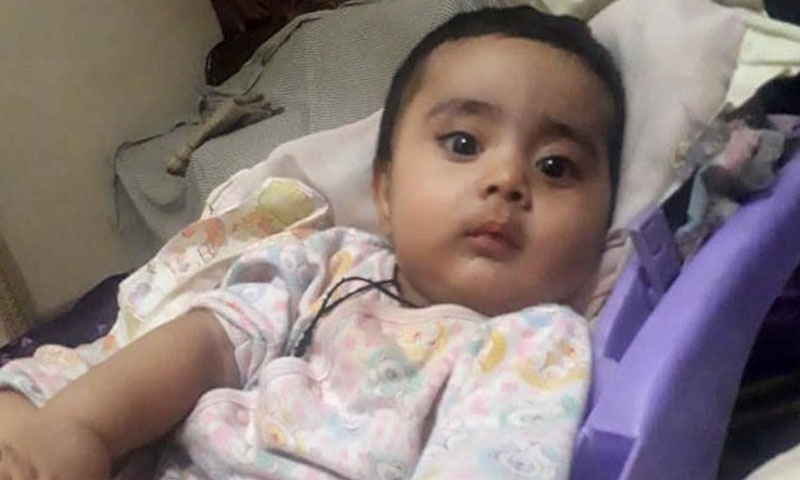 کراچی: 19 ماہ کے احسن کا قتل، مقدمہ نامعلوم افراد کے خلاف درج