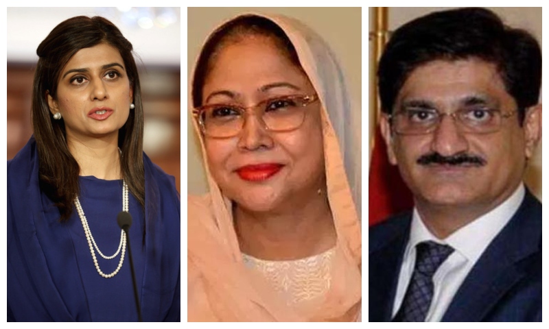 وزیر اعلیٰ سندھ نیب آفس پہنچ گئے، فریال اور حنا ربانی کل طلب