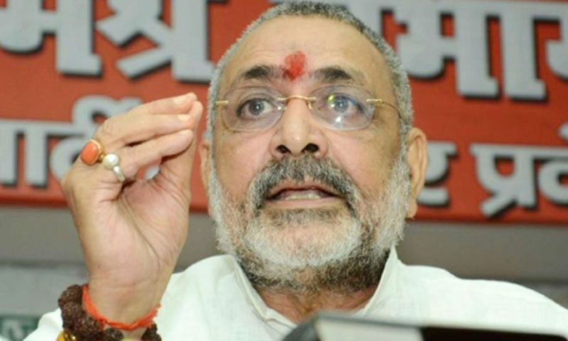 قبر کے لیے جگہ چاہیے تو بھارت ماتا کی جے کہنا ہوگا، راج سنگھ