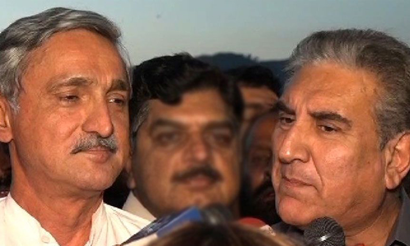 شاہ محمود اور ترین آمنے سامنے،گیلانی کے صاحبزادوں کے وزیرخارجہ پر الزامات