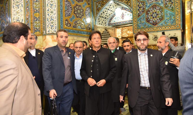 وزیر اعظم عمران خان کا دورہ مشہد، تصویر کہانی