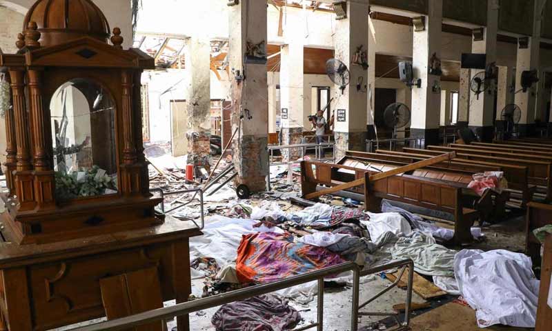 سری لنکا میں ہلاکتوں کی تعداد 310 ہوگئی