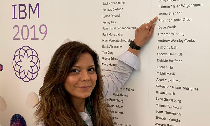 2018: آئی بی ایم کی اچھی کارکردگی میں پاکستانی لڑکی کا بھی حصہ