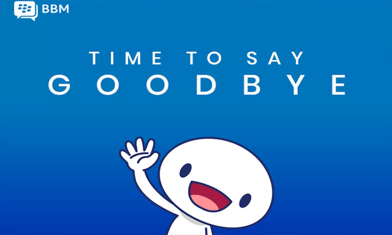 چیٹ ایپلی کیشن بی بی ایم کاکنزیومر ورژن اس ماہ بند ہوجائے گا