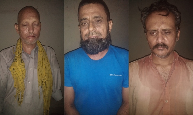 حیدرآباد: پیپرز آؤٹ کرنے کے الزام میں تین افراد گرفتار