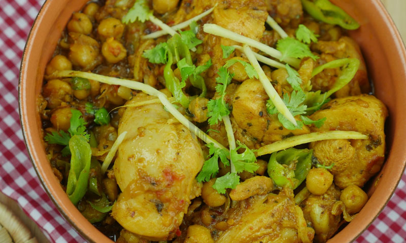 شاہی مرغ چنے بنانے کی ترکیب