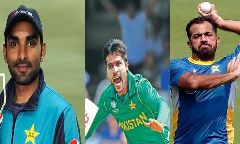 محمد عامر، وہاب ریاض، آصف علی ورلڈکپ اسکواڈ میں شامل