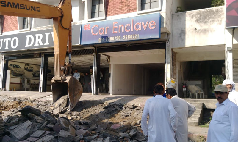 شہر اقتدار میں تجاوزات کے خلاف بھرپور آپریشن شروع اسلام آباد: تجاوزات کے خلاف شہر اقتدار میں بھرپور آپریشن