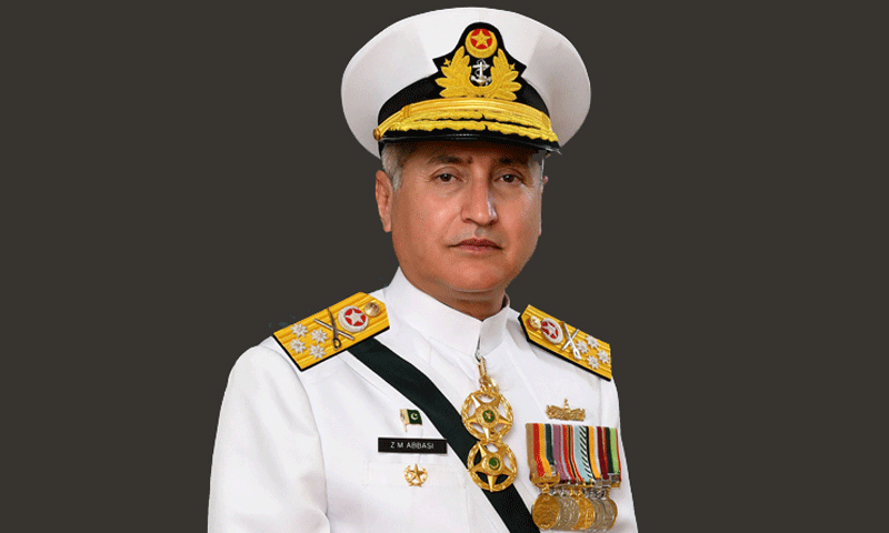 سربراہ پاک بحریہ کا عید کے روز جنگی جہاز کا دورہ