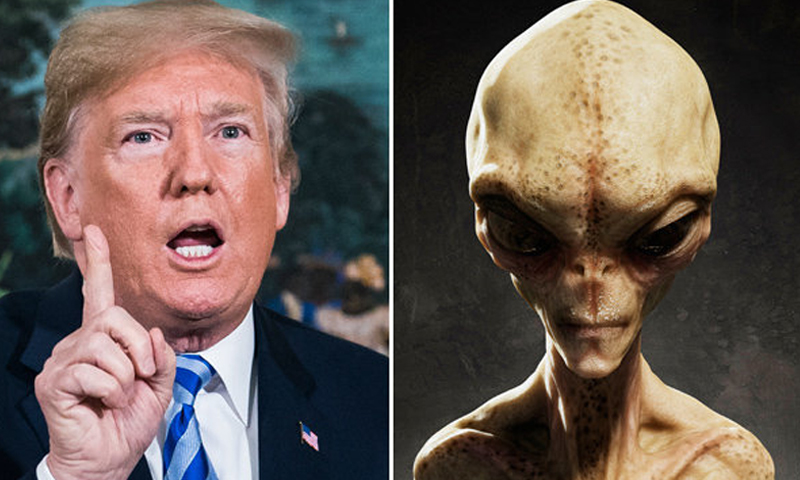 صدر ٹرمپ نے اڑن طشتریوں کے بارے میں زبان کھول دی