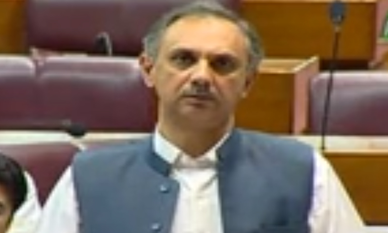 عمران خان لوگوں کے دلوں کی دھڑکن ، شہباز شریف میں اسمبلی میں تقریر کرنیکی ہمت نہیں ، عمر ایوب عمر ایوب