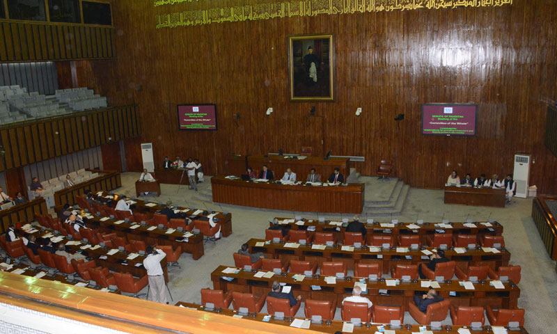 قائمہ کمیٹی کا اجلاس، وزیر دفاع کی عدم شرکت پر اراکین برہم