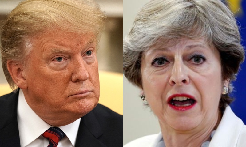 امریکی صدر نے برطانوی وزیراعظم کو ’بے وقوف‘ کہہ ڈالا