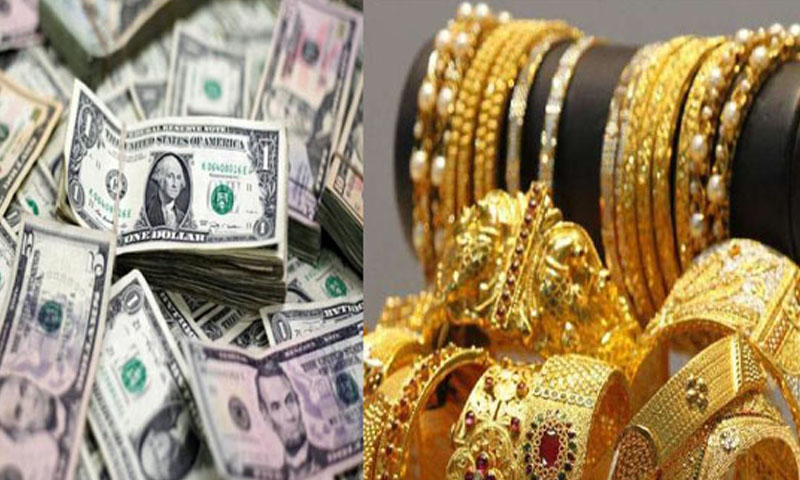 ڈالر اور سونے کی قیمت میں کمی