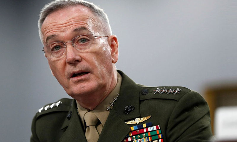 امریکہ کے سیاسی حلیفوں کا فیصلہ ہفتوں میں ہو جائےگا، جنرل ڈنفورڈ